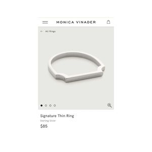 Monica Vinader Signature Ring